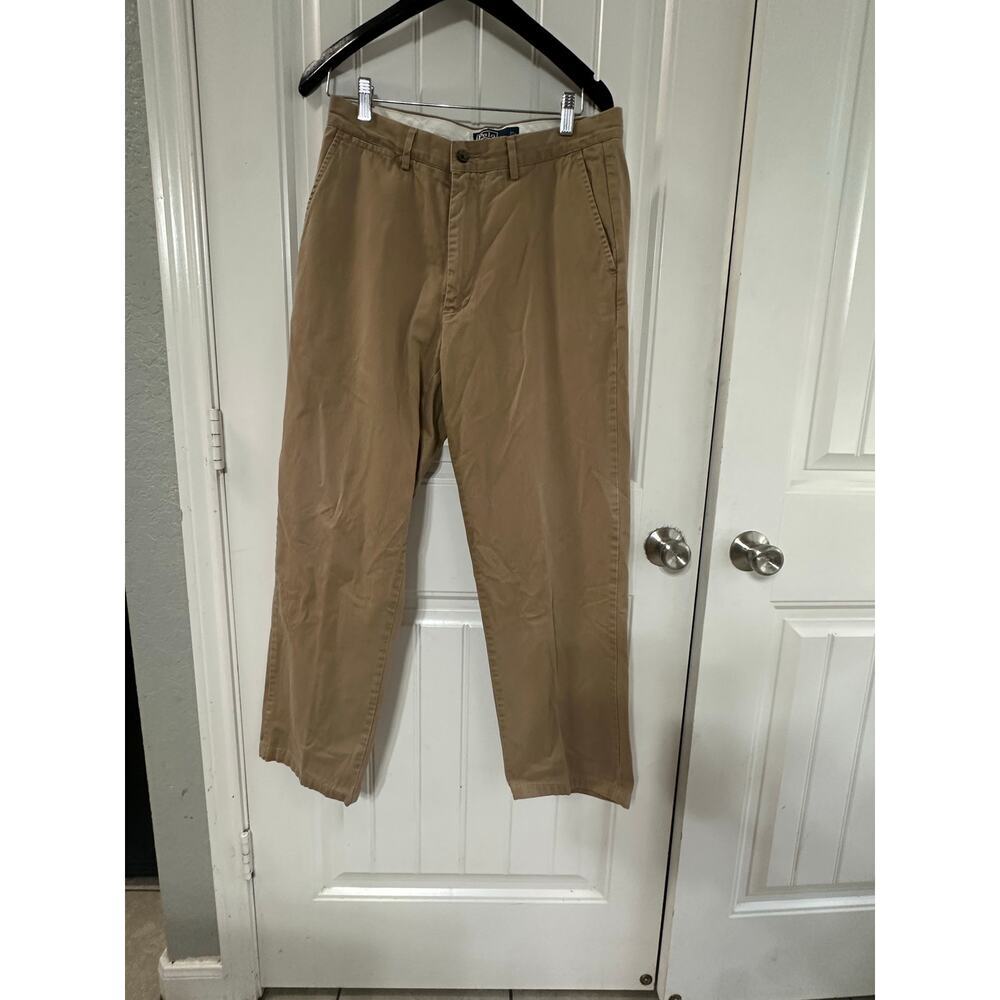 Polo Ralph Lauren Neutral Chino Pants Men 32 Twee Academia Preppy Old Money